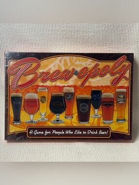 FACTORY SEALED Brewopoly Game, Monopoly Beer Game